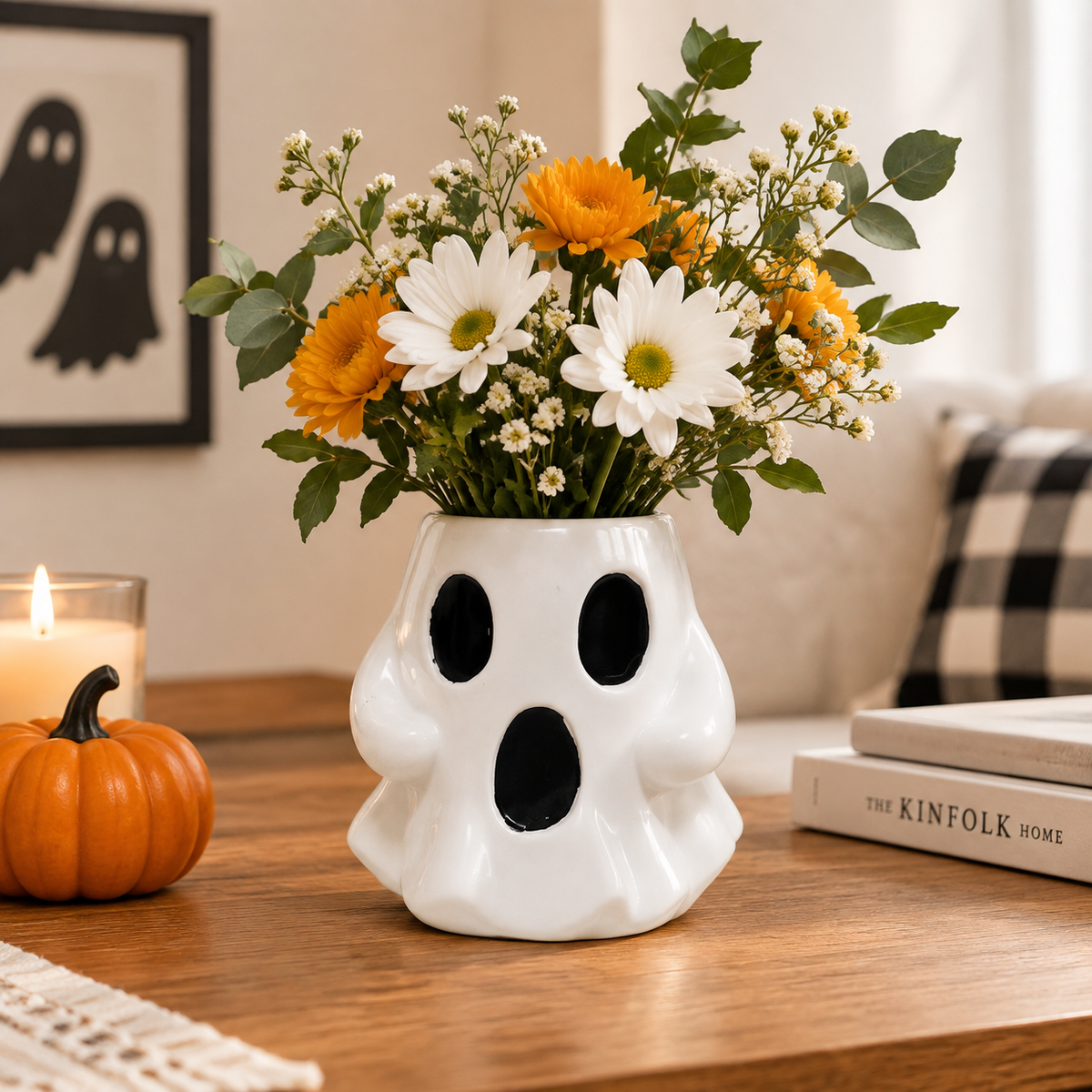 Decorative Ghost-Shaped Vase