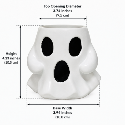 Decorative Ghost-Shaped Vase